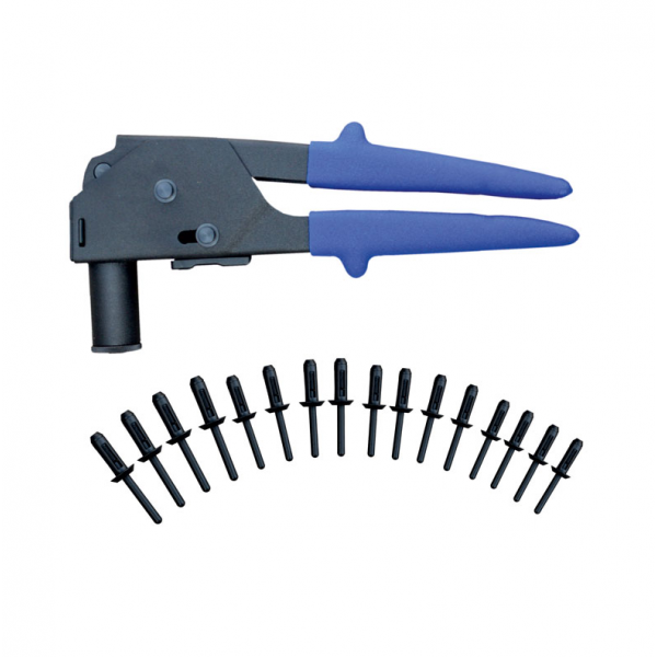 Ручной заклёпочный пистолет для работы с пластиковыми заклёпками WDK-65644