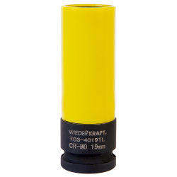 WDK-703-4019L Головка торцевая ударная тонкостенная 1/2, 6 граней, 19 мм