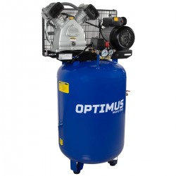 OPT-301542A Компрессор поршневой вертикальный, ресивер 150 л, 420 л/мин, 2.2 КВт