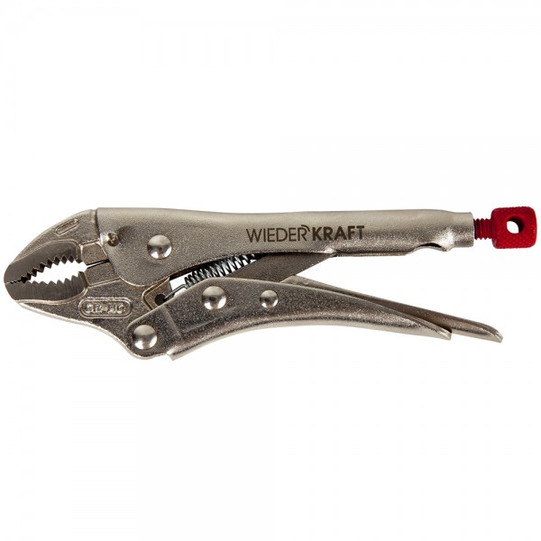 Зажим плоский с фиксатором. Струбцины сварочные. (242х90х25 мм) WDK-65102