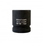 Головка торцева ударная 1, 6 граней, 34 мм WDK-711-8034