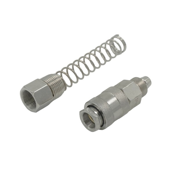 Соединение быстросъемное пневматическое с пружинкой, резьба 1/2 OPT-740SPS