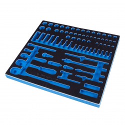 Ложемент для набора торцевых головок 1/4"&3/8" с принадлежностями 9-5575MRV02, EVA KING TONY 85819132B