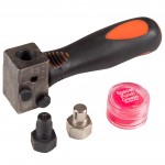 Приспособление для развальцовки тормозных трубок, 4,75 мм, 4 предмета, кейс AFFIX AF10212004C