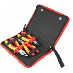 Набор пассатижей и бокорезов диэлектрических, 3 предмета, в футляре на молнии TOLSEN TTV83103