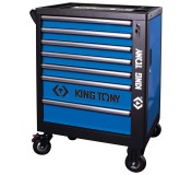 Тележка инструментальная, 7 выдвижных ящиков, "PROFESSIONAL" KING TONY 87G35-7B-KB
