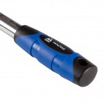 Трещотка 3/8, 250-350 мм, 72 зубца, флажковая с кнопкой, шарнирная, телескопическая с фиксатором МАСТАК 010-33814