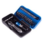 Набор вставок (бит) серии АТОМ, 1/4, PH, PZ, Hex, Torx, 26 предметов KING TONY 1026CQ-AM