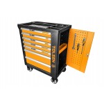 Набор инструментов BOXER в черной тележке, 157 предметов TOLSEN TT85415