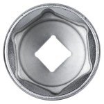 Головка торцевая глубокая шестигранная 1/2, 34 мм KING TONY 423534M