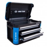 Ящик инструментальный, 4 выдвижных ящика и отсек, черный KING TONY 87G11-4B-BK