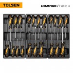 Набор инструментов CHAMPION для тележки, 18 ложементов, 239 предметов TOLSEN TT85416-239