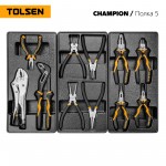 Набор инструментов CHAMPION для тележки, 18 ложементов, 239 предметов TOLSEN TT85416-239