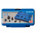 Набор переходников ударных 1/4, 3/8, 1/2, 3/4, 6 предметов, кейс KING TONY 786P06