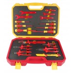 Набор инструментов диэлектрических, универсальный, 18 предметов TOLSEN TTV83718