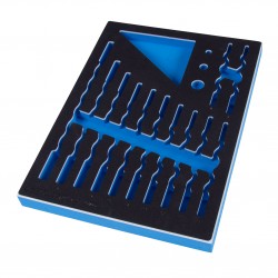 Ложемент для набора трещоточных комбинированных ключей 9-10115MRV, EVA KING TONY 85819632B