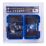 Набор вставок (бит) 1/4, PH, PZ, Hex, Torx, Slotted, 49 предметов KING TONY 1048MR