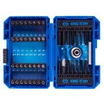 Набор вставок (бит) 1/4, PH, PZ, Hex, Torx, Slotted, 49 предметов KING TONY 1048MR