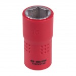 Головка торцевая диэлектрическая шестигранная 3/8, 15 мм KING TONY 3335VE15M