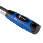 Трещотка 1/2, 350-490 мм, 72 зубца, флажковая с кнопкой, шарнирная, телескопическая МАСТАК 010-43719