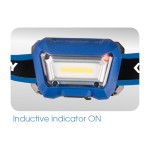 Фонарь светодиодный, налобный, 1 Led COB, 3,7 В KING TONY 9TA52A