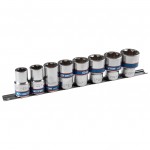 Набор торцевых головок 1/2, TORX Plus, EP18-EP32, 8 предметов KING TONY 4E08PR