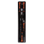 Набор слесарных монтировок 204-608 мм, ударных, 4 предмета, кейс AFFIX AF11610024C