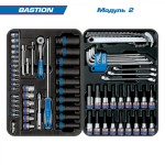 Набор инструментов BASTION для тележки, 10 ложементов, 204 предмета KING TONY 946-100MRD-MT