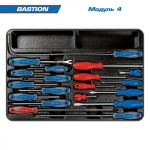 Набор инструментов BASTION для тележки, 10 ложементов, 204 предмета KING TONY 946-100MRD-MT