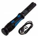 Фонарь светодиодный, шарнирный, магнит, 1+1 элемент, Li-Ion, 3,7 В KING TONY 9TA271