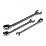 Набор комбинированных трещоточных ключей, 8-17 мм, 6 предметов KING TONY 122A06MR01