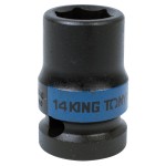 kingtony головка ударная  1/2 6гр. 14мм 453514m