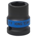 kingtony головка ударная  1/2 6гр. 17мм 453517m