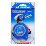 Рулетка измерительная 3 м, полотно 16 мм, магнитный крюк KING TONY 79094-03M