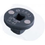 Переходник 1/4>3/8, тонкий, магнитный KING TONY 2883