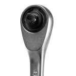 Трещотка 1/4, 140 мм, 90 зубцов, флажковая с кнопкой KING TONY 2773-55GS