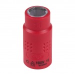 Головка торцевая диэлектрическая шестигранная 3/8, 11 мм KING TONY 3335VE11M