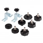 Набор приспособлений для замены тормозной жидкости, 5 л, комплект крышек адаптеров, 20 предметов AFFIX AF10240005