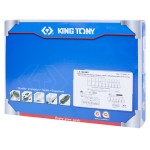 Набор ударных головок 1/2 и торцевых головок 1/4 с принадлежностями, ложемент, 40 предметов KING TONY 9-7540MR