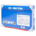 Набор торцевых головок 1/4 с принадлежностями, ложемент, 26 предметов KING TONY 9-2526MR