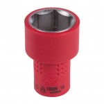 Головка торцевая диэлектрическая шестигранная 3/8, 21 мм KING TONY 3335VE21M