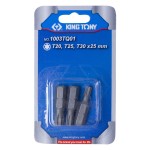 Набор вставок (бит) 1/4, Torx, Т20, Т25, Т30, 3 предмета KING TONY 1003TQ01