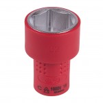 Головка торцевая диэлектрическая шестигранная 3/8, 22 мм KING TONY 3335VE22M