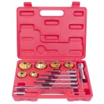 Набор фрез для правки седел клапанов, 28-65 мм, кейс, 14 предметов МАСТАК 103-13014C