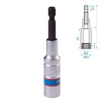 Головка для шуруповерта двенадцатигранная 1/4, 10 мм, L = 80 мм KING TONY 76B810M