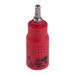 Насадка (бита) торцевая диэлектрическая 1/4, HEX, 4 мм, L = 54 мм KING TONY 2035VE04