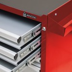 Тележка инструментальная, 6 выдвижных ящиков, ОПТИМА, красная МАСТАК 521-06581MR