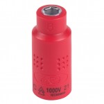 Головка торцевая диэлектрическая шестигранная 1/4, 6 мм KING TONY 2335VE06M