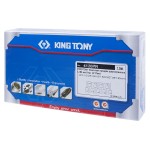Набор торцевых насадок 1/2, Hex, 4-17 мм, L = 80 мм, 9 предметов KING TONY 4120PR