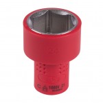 Головка торцевая диэлектрическая шестигранная 3/8, 24 мм KING TONY 3335VE24M